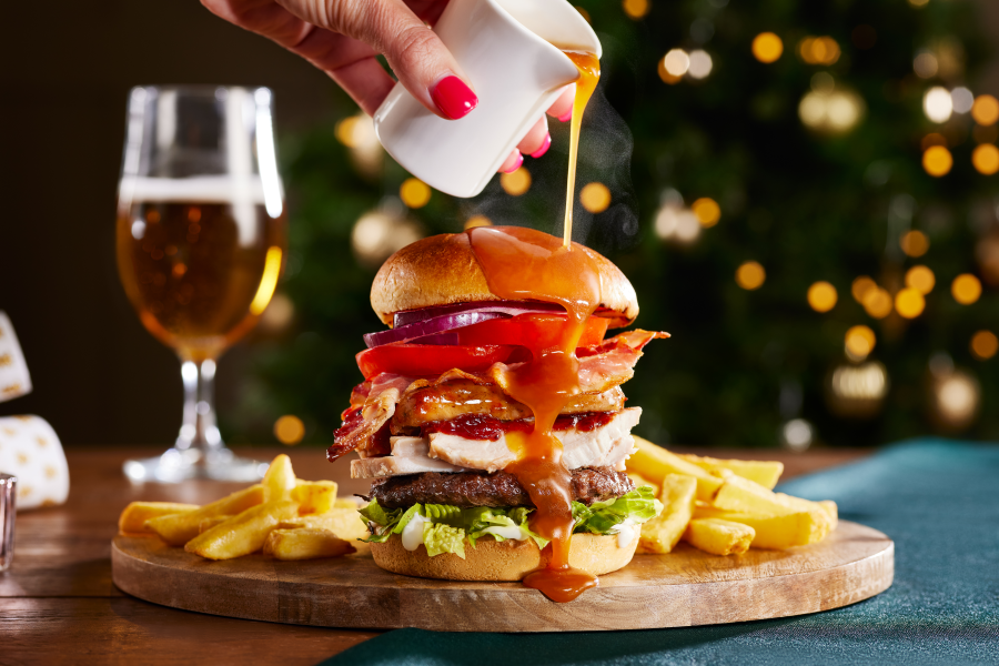 festive burger